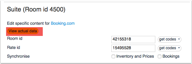 View actual data showing the prices and availability sent to Expedia