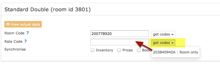 Goibibo rate plan mapping with Get Code