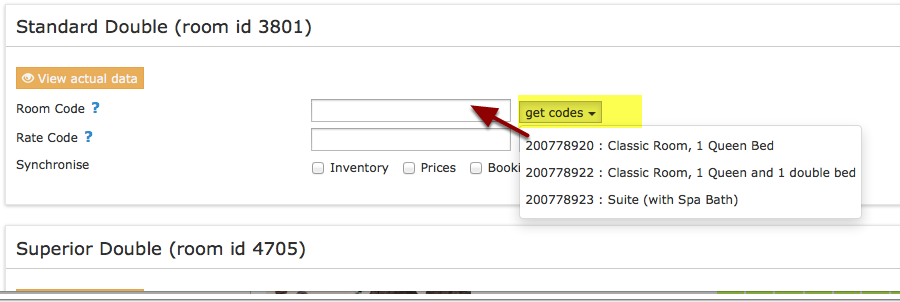 Hostelsclub room mapping with Get Code